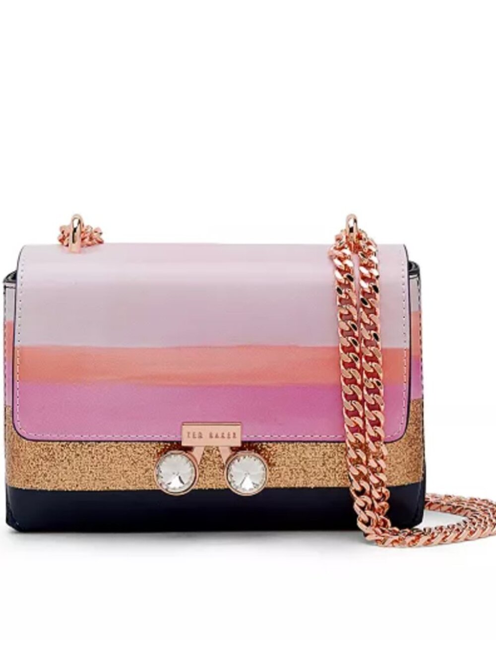 Ted Baker Marina Mosaic Stripe Mini Crossbody